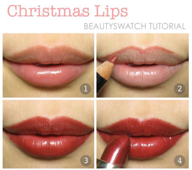 क्रिसमस Lips Tutorial