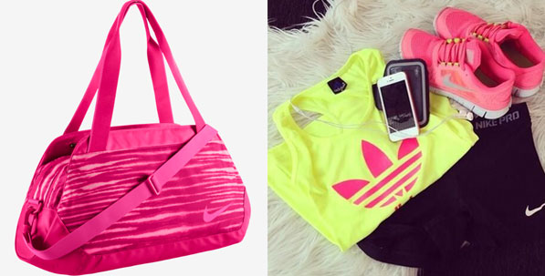 Nike Neon Pink Gym Bag