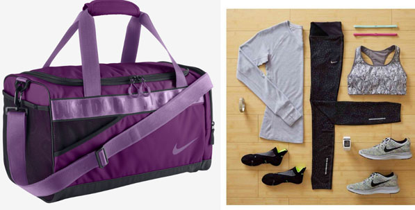 Nagy Purple Gym Bag by Nike
