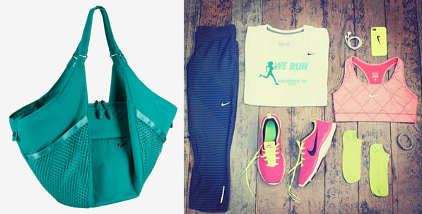 Yeşil Gym Bag by Nike