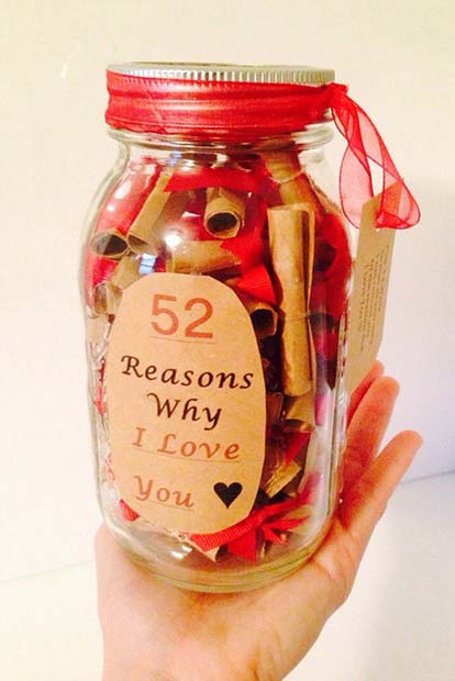 52 Reasons Why I Love You Jar