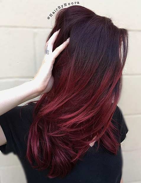 Дарк Red Roots and Bight Red Ends 
