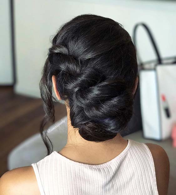 Kötél Braided Up Style for Beautiful Braided Updos