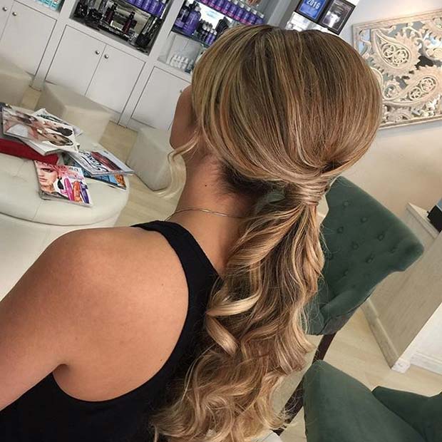 Konjski rep Hair Idea for Prom