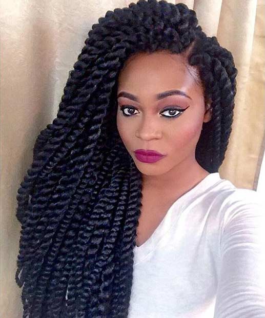 ฮาวานา Twists Protective Hairstyle for Black Women