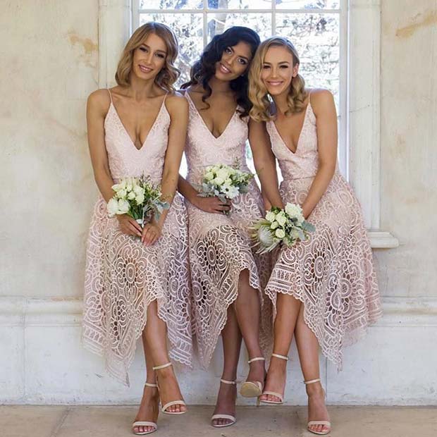 Elegant Boho Bridesmaid Dresses