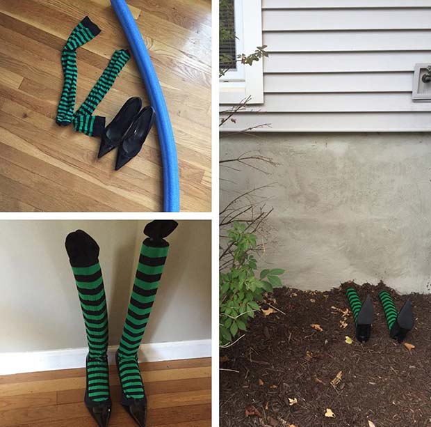 Ond Witches Feet for DIY Halloween Decor 