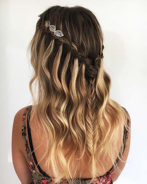 Şelale Braid Hairstyle for Summer