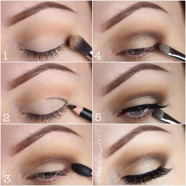 Varje dag Step by Step Eye Makeup Tutorial