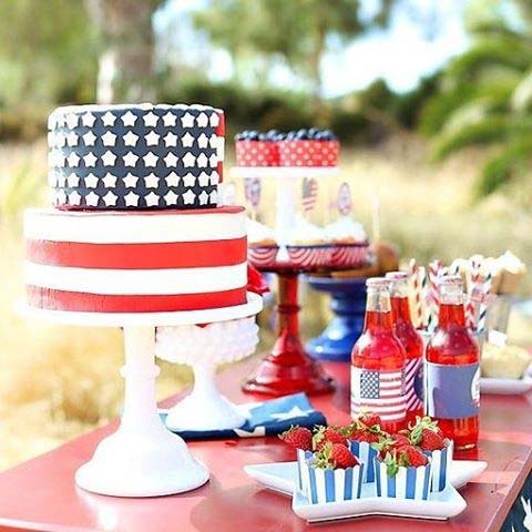 4. of July Buffet Table Idea for 4th of July Party Ideas 
