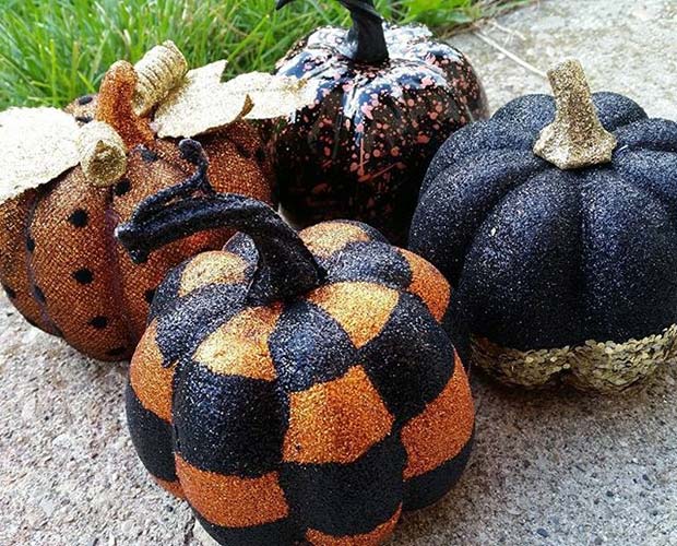 Csillám Pumpkins for Fun DIY Halloween Party Decor