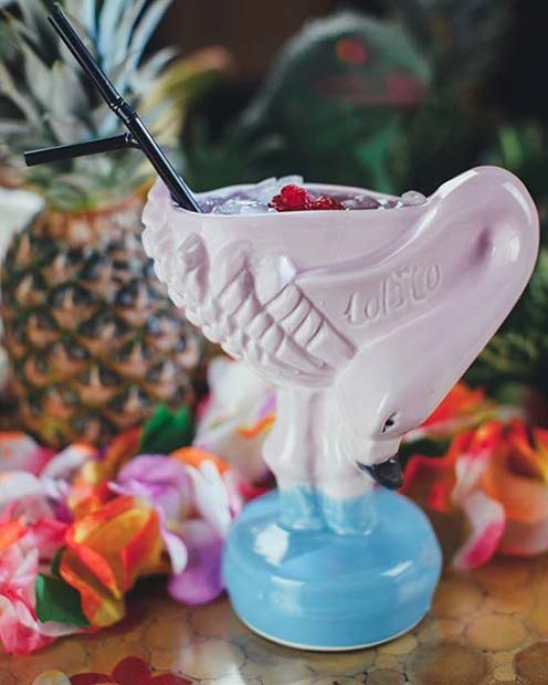 Flamingo Cocktail for Girly and Delicious Summer Cocktails