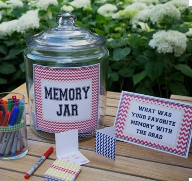 Minne Jar Idea for Graduation Party