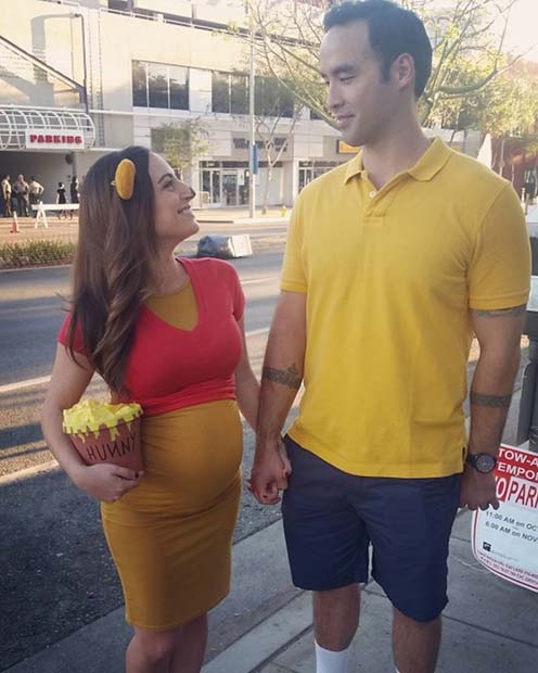 विनी the Pooh Costume for Halloween Costumes for Pregnant Women