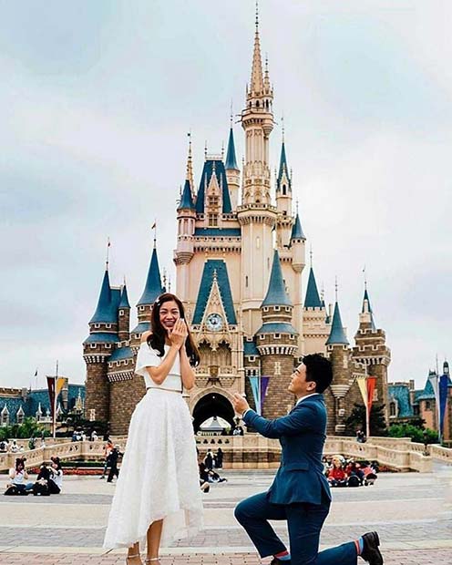 प्यारा Disney Wedding Proposal