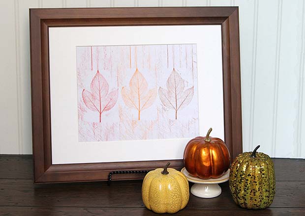 Söt Leaf Art for Simple and Creative Thanksgiving Decorations