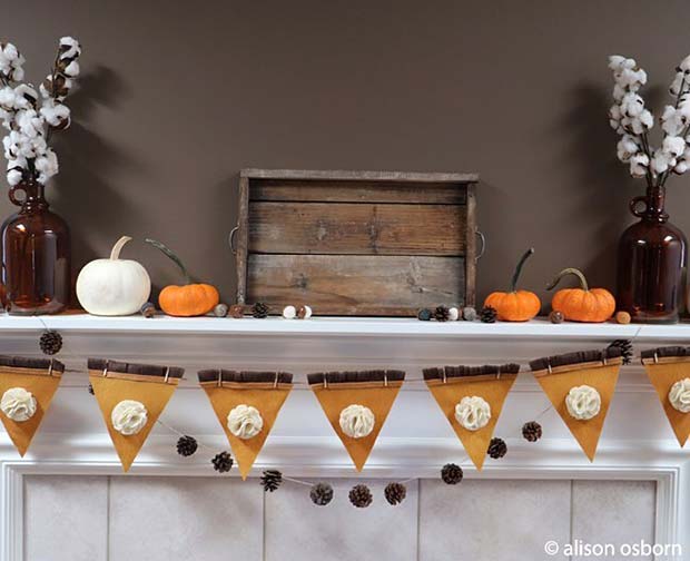 חג ההודיה Home Decor for Simple and Creative Thanksgiving Decorations