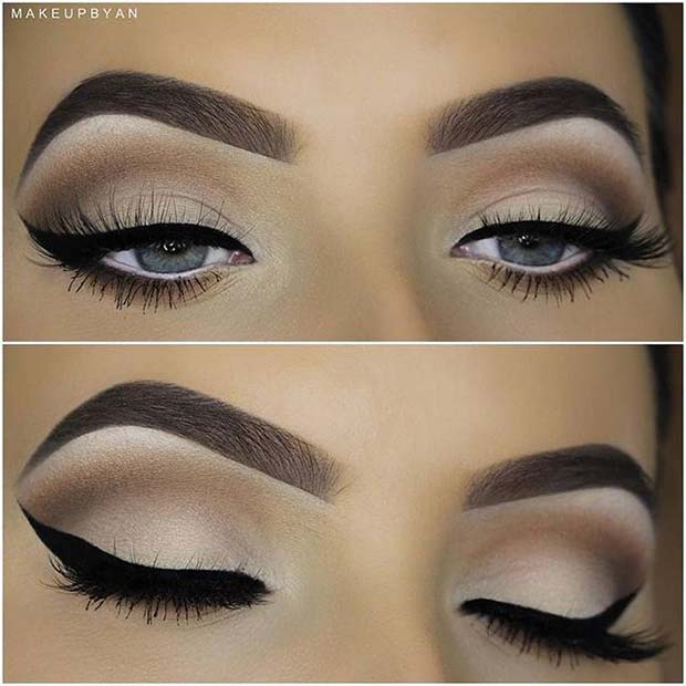 Chic Eyeliner Flick for Fall Makeup Looks