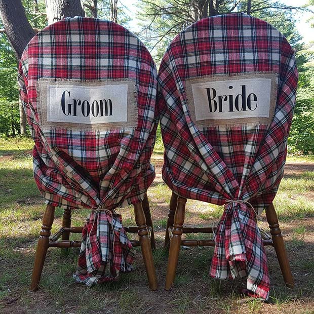 दुल्हन and Groom Blankets for Fall Wedding Ideas 