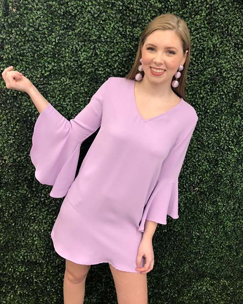פָּשׁוּט, Pastel Purple Dress Idea