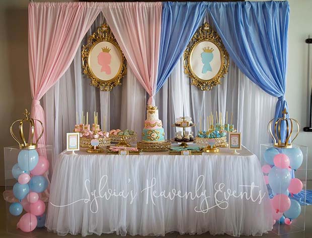 Royal Gender Reveal Party Idea