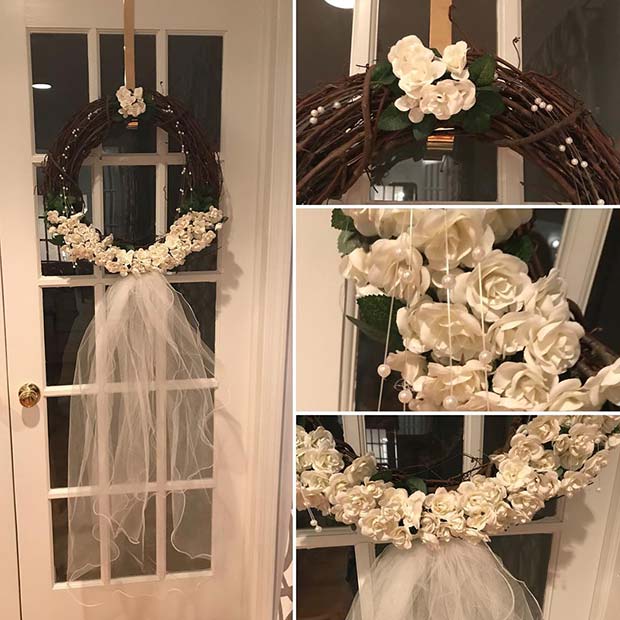 Bridal Wreath for a Bachelorette Party 