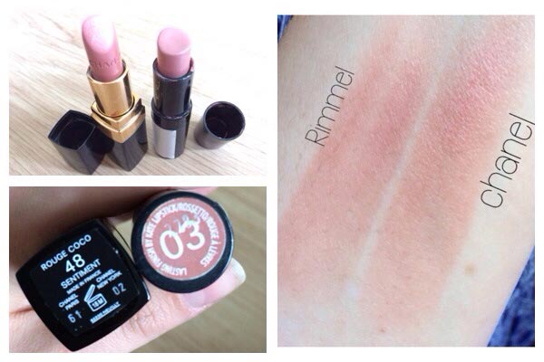 Chanel Rouge Coco Sentiment Dupe