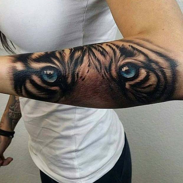 Tigru Tattoo for Badass Tattoo for Women
