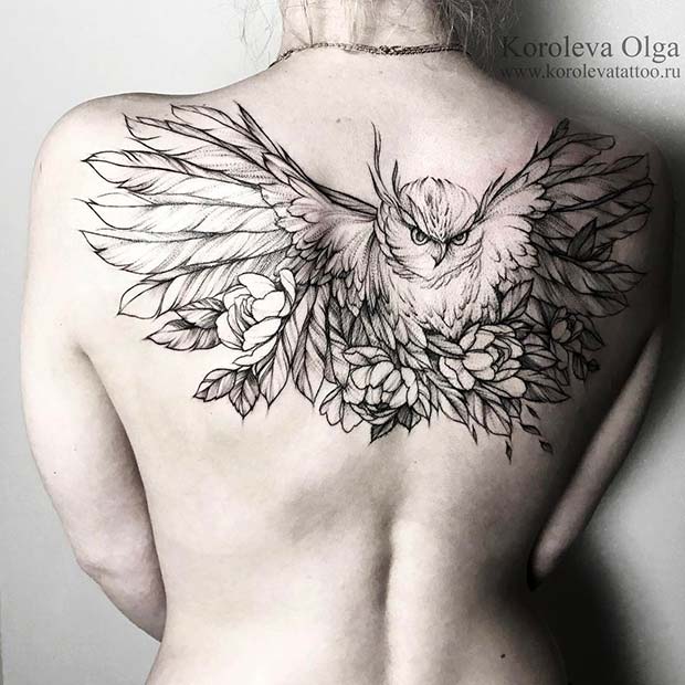 Bird Tattoo for Badass Tattoo Idea for Women