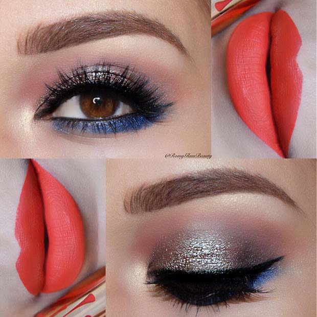 luciu Eyes and Bold Lips for Summer Makeup Ideas 