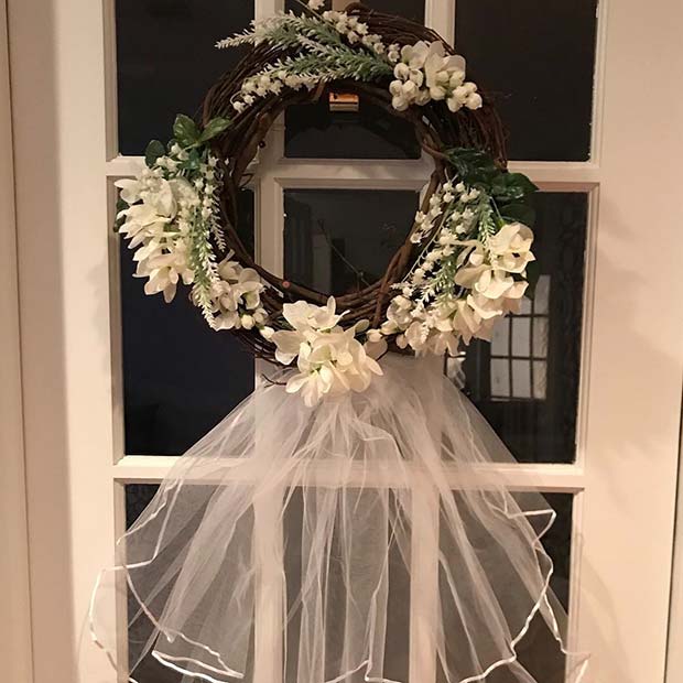 शादी का Shower Wreath Idea