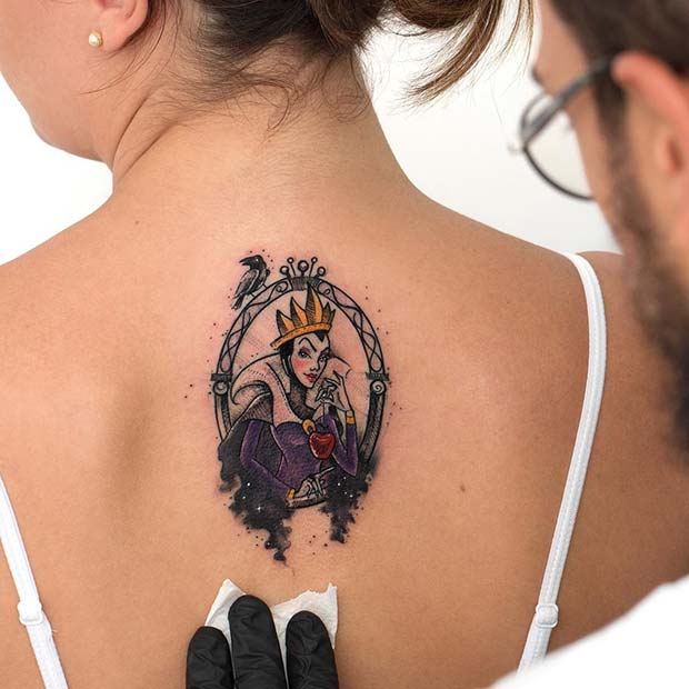 Диснеи Back Tattoo Idea 