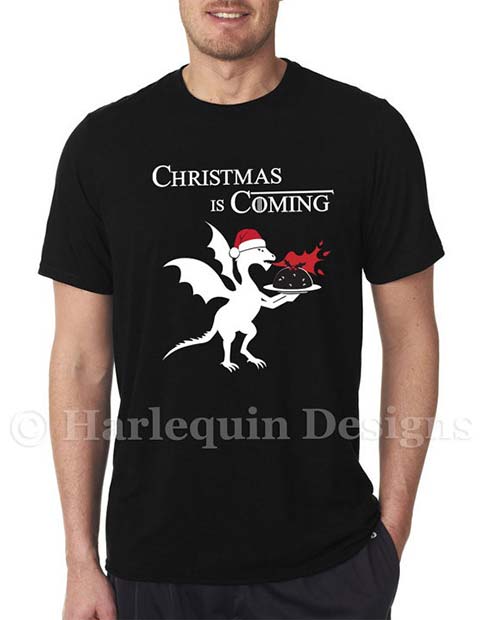 खेल of Thrones Christmas T-shirt