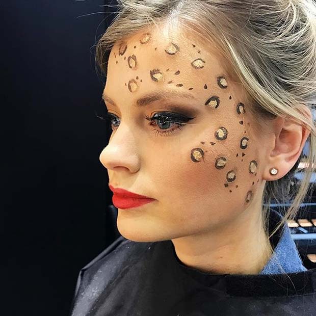 Leopard Halloween Makeup for Easy Halloween Makeup Ideas