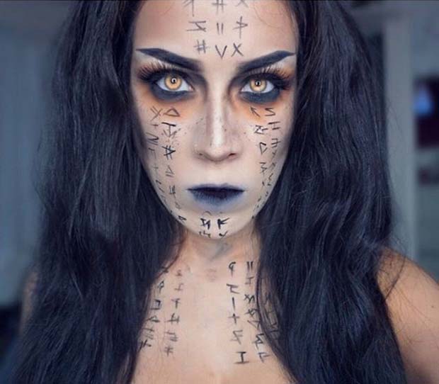 23 idei de make-up de make-up DIY Halloween