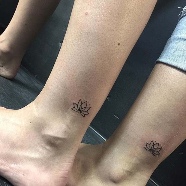 छोटा Matching Tattoos for Sister Tattoos