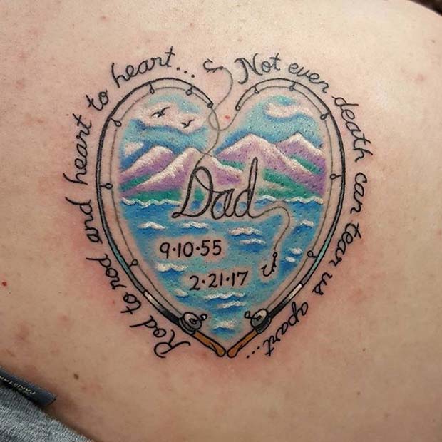 Minnesmärke Tattoo for Dad