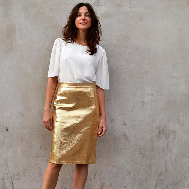Glam Gold Skirt