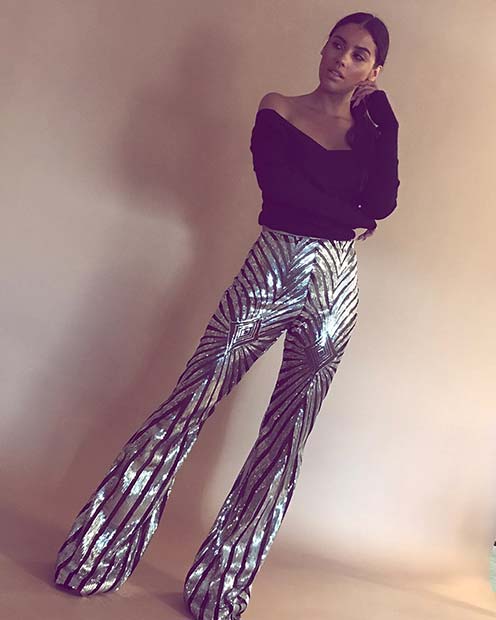 Sequin Pants Outfit