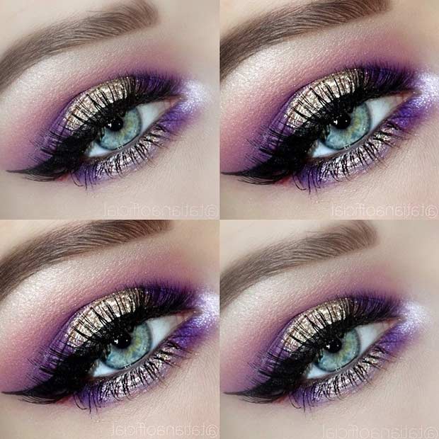 purpurna boja Summer Smokey Eye 