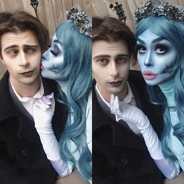 ศพ Bride Couple for Halloween Costume Ideas for Couples