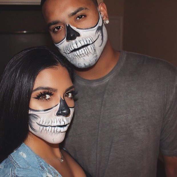 การจับคู่ Skeletons for Halloween Costume Ideas for Couples