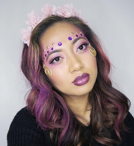 Söt Fairy Makeup for Pretty Halloween Makeup Ideas