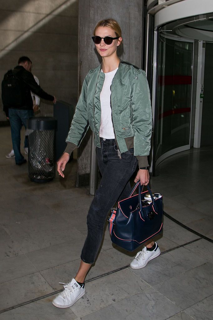 Karlie Kloss celebrity airport style