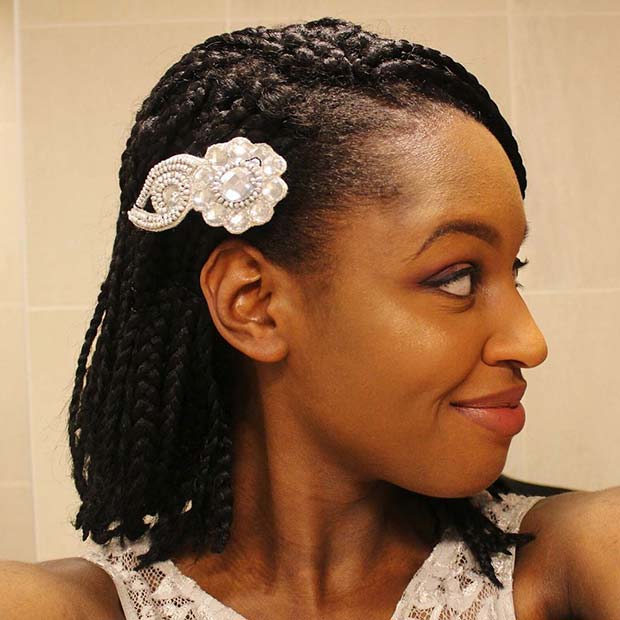 accessorized Braided Bob for Braided Bobs for Black Women 