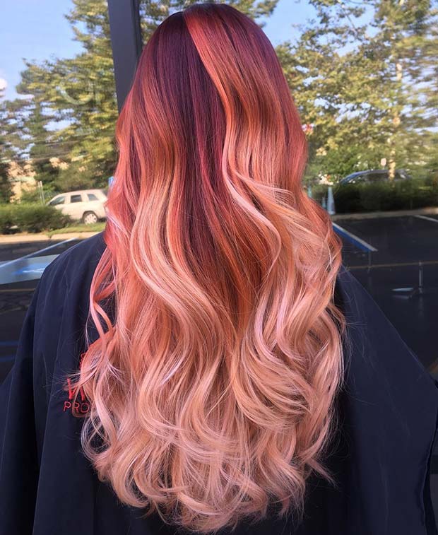 אפרסק and Red Tones Hair 