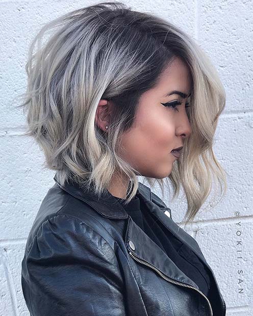 Jeges Blonde Bob Hairstyle 