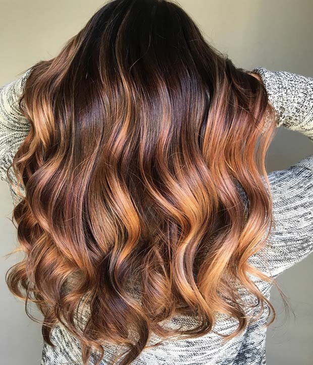 Meleg Balayage Hair Color Idea 