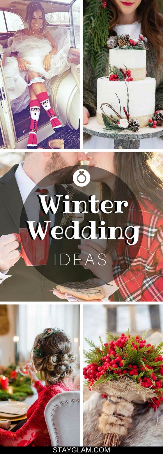 23 Egyedi ötletek egy téli esküvőre