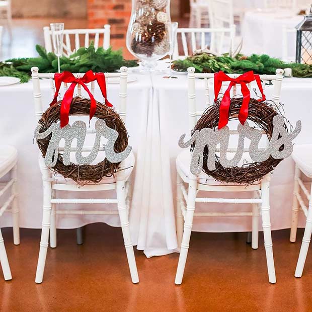 Ünnepies Chair Covers for a Winter Wedding